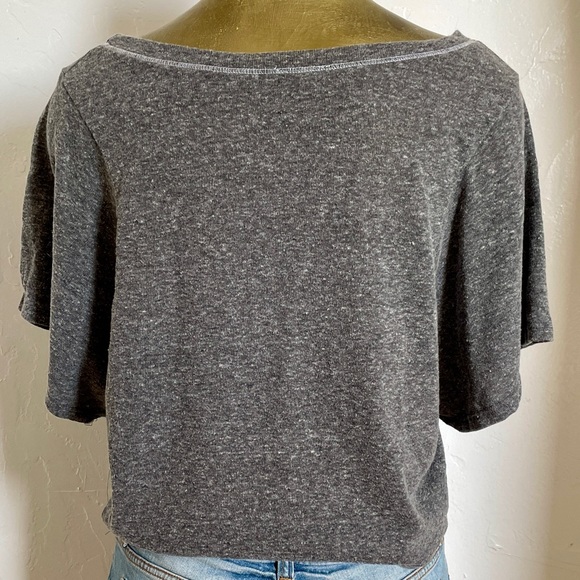 Cozy Slouchy LOVE to LOVE Appliqué LACE Heart Motif TOP Size Medium - Picture 8 of 14